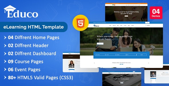 Education - eLearning Html Template | The Web Univers
