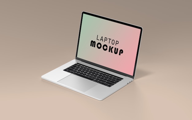 2. Realistic laptop mockup free psd | The Web Univers