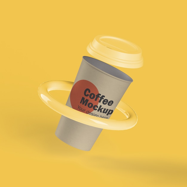 15. Disposable coffee cup in a ring | The Web Univers
