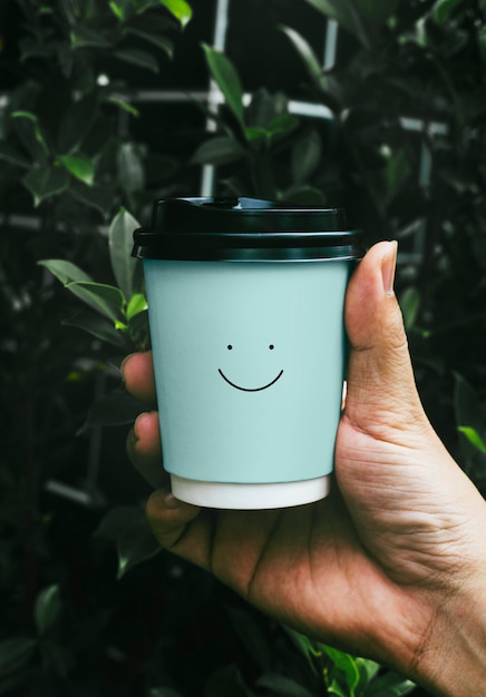 8. Disposable coffee paper cup mockup design | The Web Univers