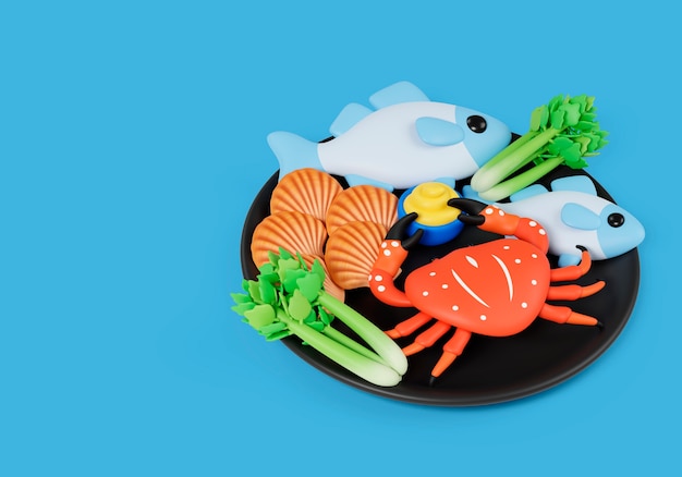 3d rendering of food allergens still life | The Web Univers