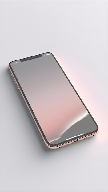 25. Smartphone with pink screen isolated on white background 3d render | The Web Univers