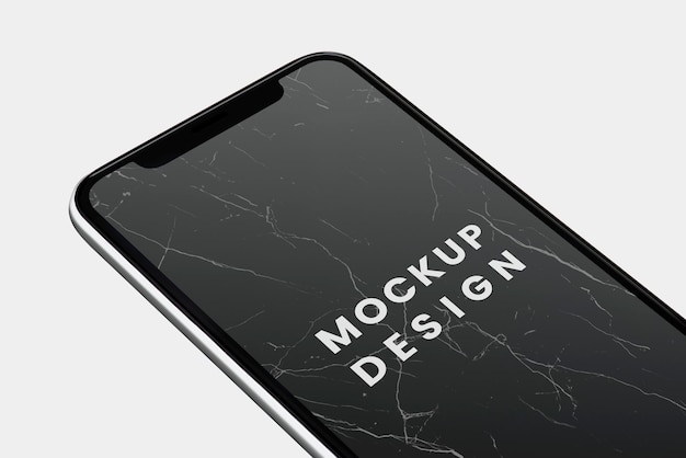33. Black screen smartphone mockup design | The Web Univers