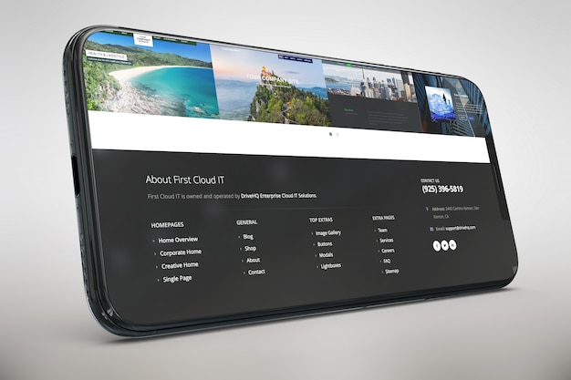 28. Smartphone with big screen mock up | The Web Univers