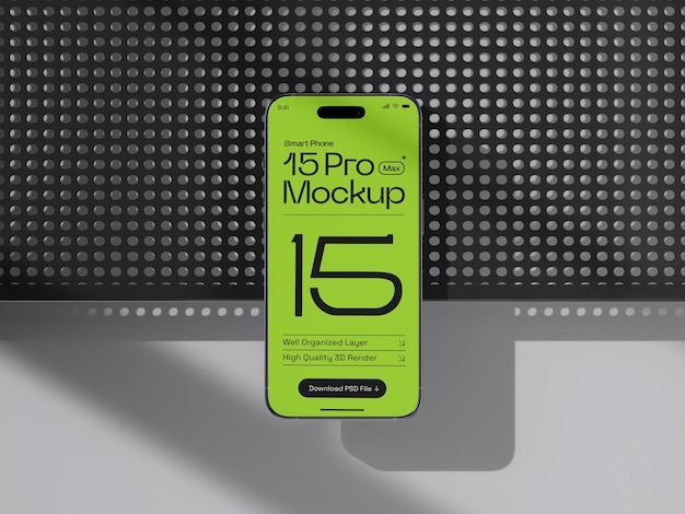 29. Smartphone 15 pro max mockup | The Web Univers