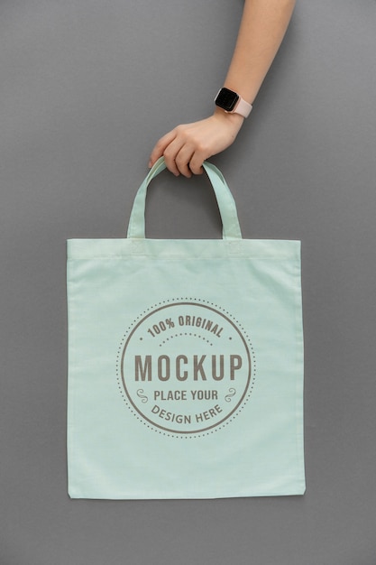 Flat lay of tote bag mockup | The Web Univers