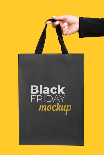 Front view of black friday concept mock-up | The Web Univers