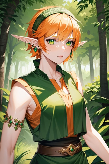 A girl in a green shirt | The Web Univers