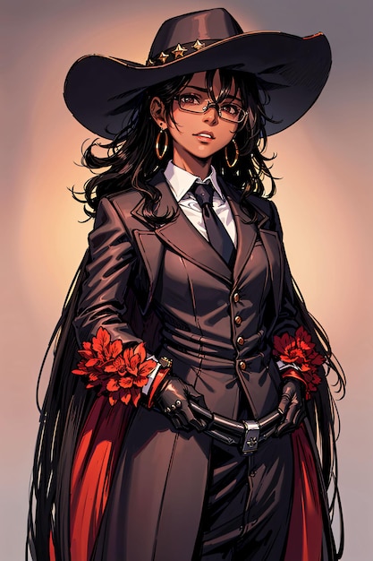 Black woman wearing top hatsuit and gloves | The Web Univers