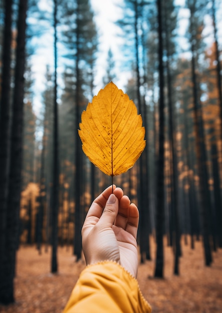 Ai generated fall leaves picture | The Web Univers