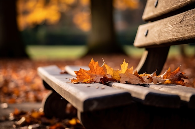 Ai generated fall leaves picture | The Web Univers