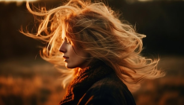 Jeunes femmes profitant de la liberté dans la beauté de la nature générée par l'ia | The Web Univers