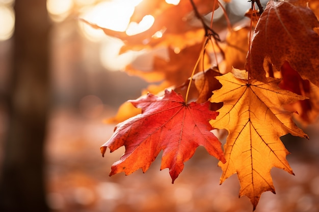 Ai generated fall leaves | The Web Univers