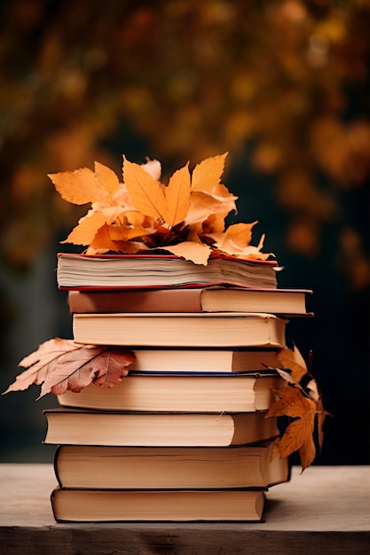 Ai generated fall leaves picture | The Web Univers