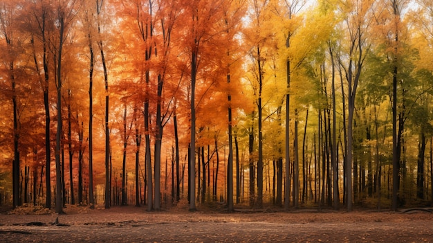 Ai generated fall leaves picture | The Web Univers