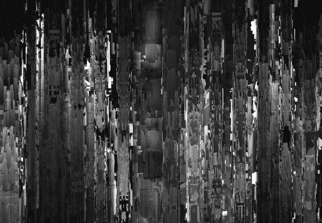 Vertical black and white night city abstract illustration hd | The Web Univers