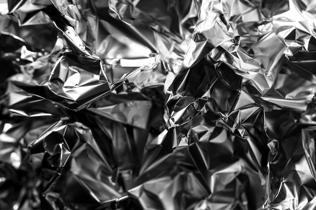 Crumpled up silver foil background | The Web Univers