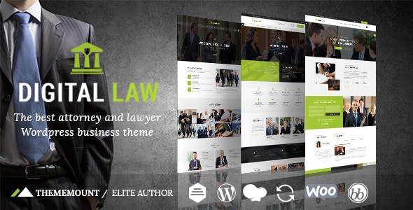 10 - Digital Law | Attorney & Legal Advisor WordPress Theme | The Web Univers