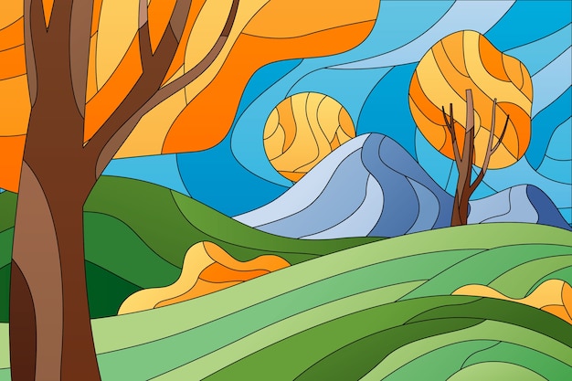 Gradient stained glass background | The Web Univers