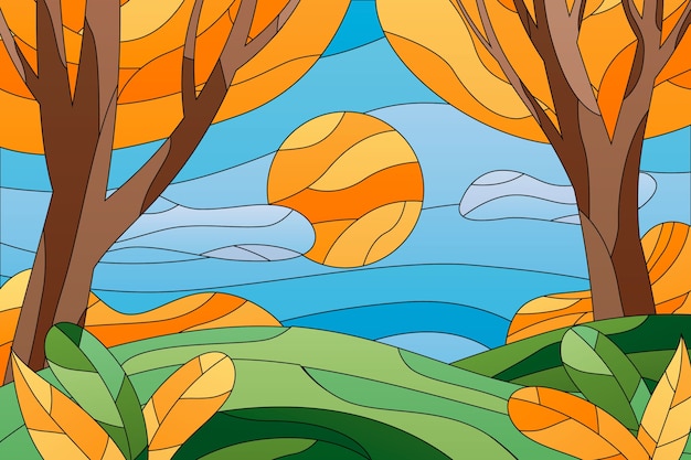 Gradient stained glass background | The Web Univers