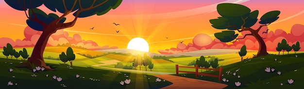 Summer countryside with farm barn windmill | The Web Univers