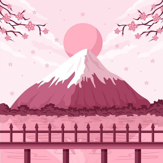 Hand drawn nature scenes illustration | The Web Univers