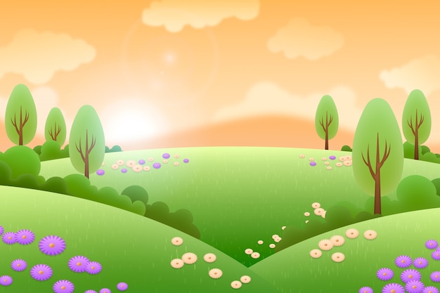 Realistic background for spring celebration | The Web Univers