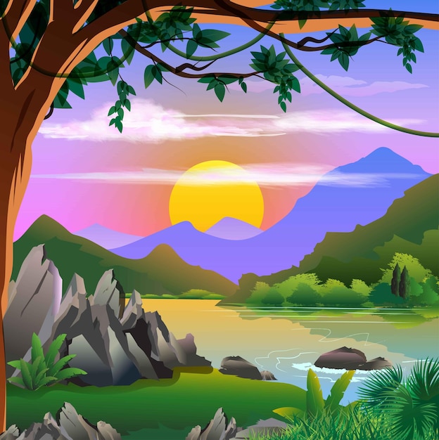 Evening nature | The Web Univers
