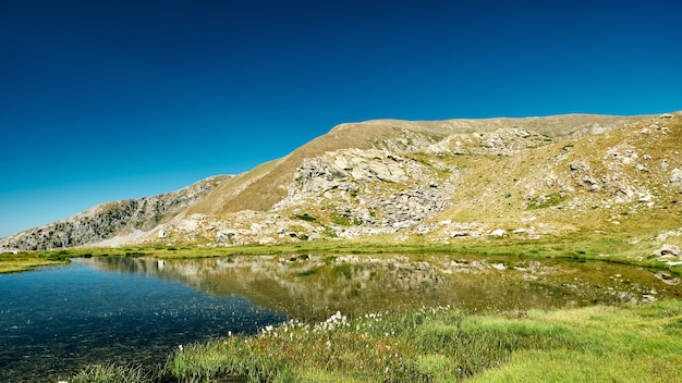 Beautiful landscape view of a small mountain lake in a valley of the french riviera | The Web Univers