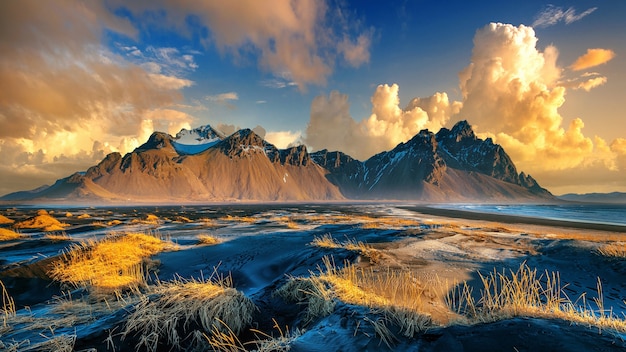 Vestrahorn mountains in stokksnes, iceland. | The Web Univers
