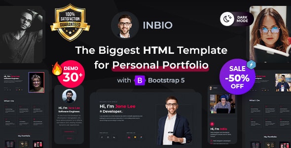 InBio -  Personal Portfolio | The Web Univers
