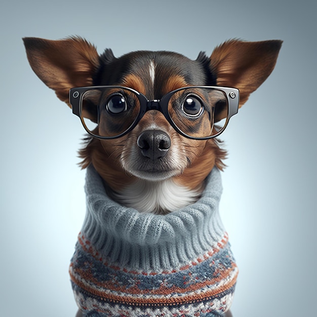 Portrait of a dog isolated on white created using generative ai | The Web Univers