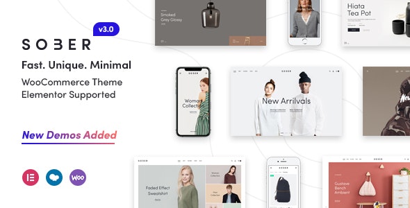 9 - Sober - WooCommerce WordPress Theme | The Web Univers