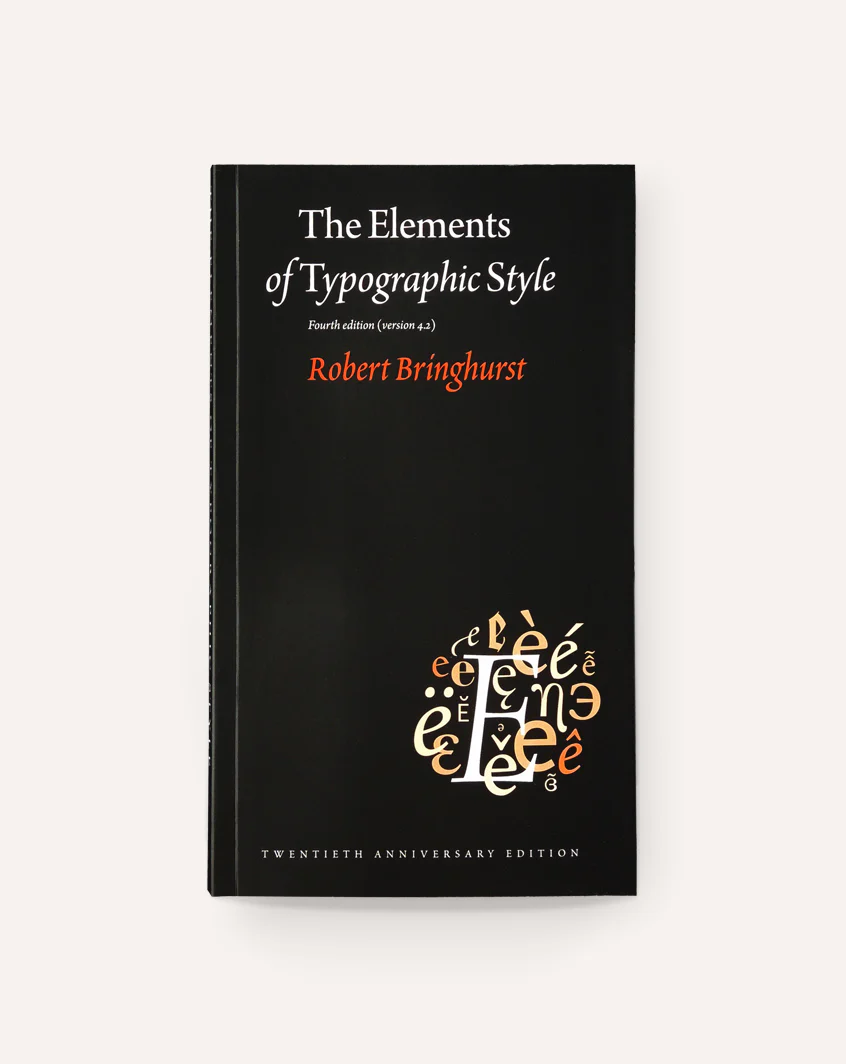 1. The Elements of Typographic Style by Robert Bringhurst | The Web Univers