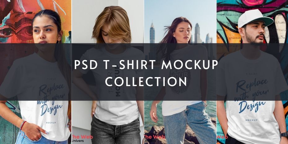 PSD T-Shirt Mockup Collection