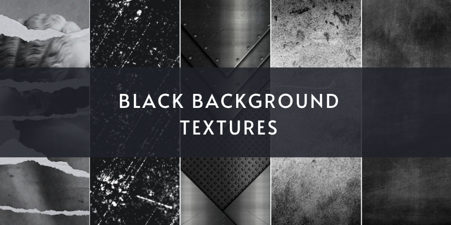 Collection of black textures